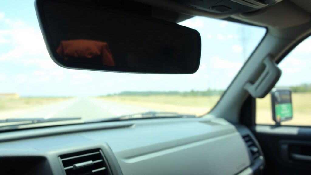 Ar-condicionado de caminhão em funcionamento